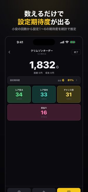 カチカウント の画面 1